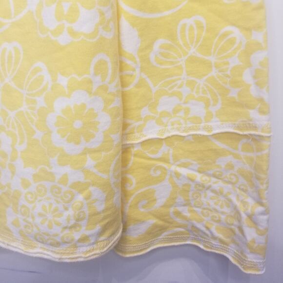 Yellow Cotton Hooded Yellow and White Pullover Sweatshirt Comfortable Size XL - Picture 6 of 8